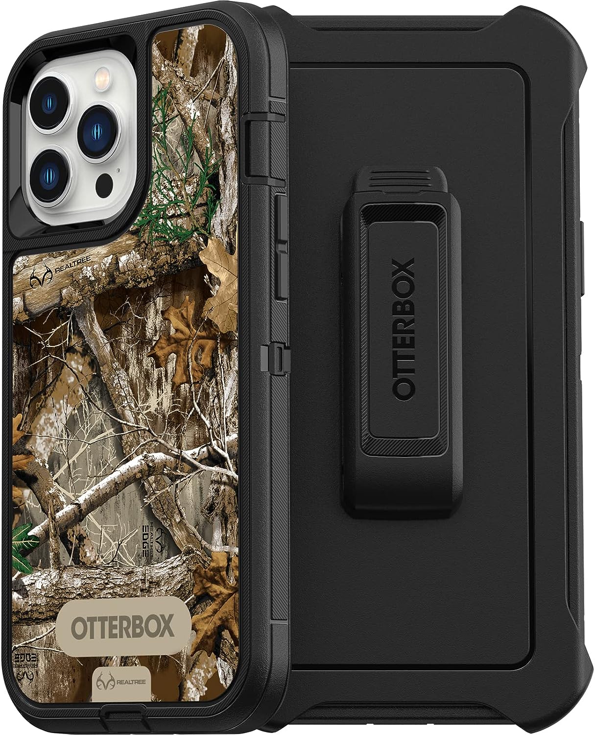 OtterBox DEFENDER SERIES Case for iPhone 12 Pro Max - RealTree Edge Black (Certified Refurbished)