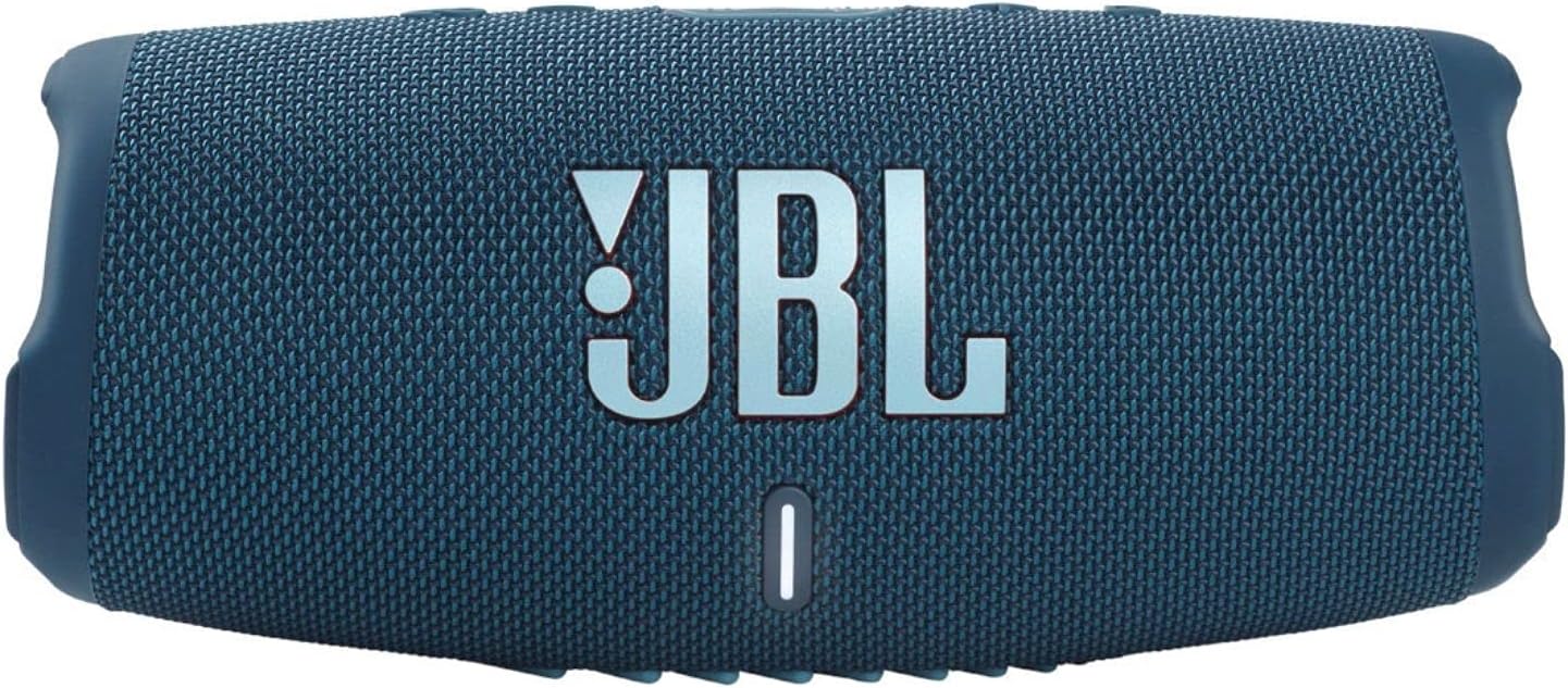 JBL CHARGE 5 Waterproof Wireless Portable Speaker with USB Powerbank - Blue (Certified Refurbished)