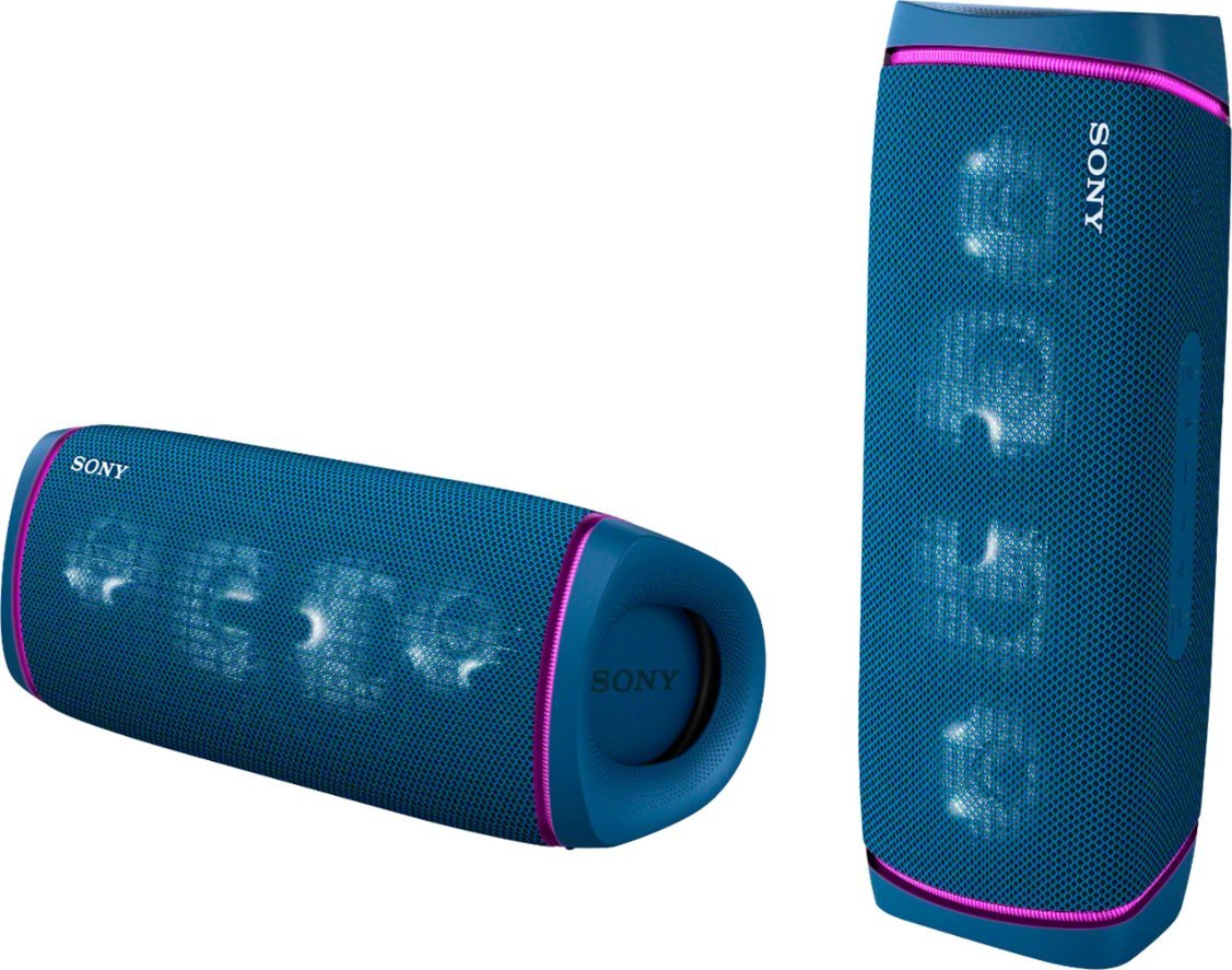 Sony SRS-XB43 Extra Bass Wireless Portable Bluetooth Speaker - Blue (Certified Refurbished)