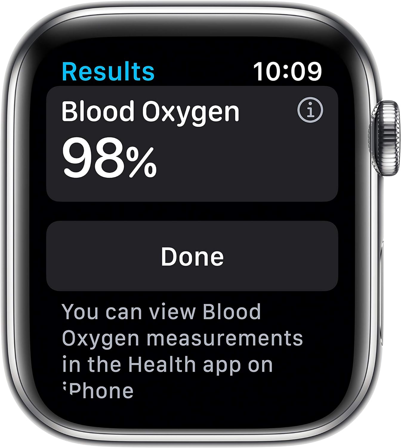 Apple Watch Series 6 GPS + LTE w/ 44MM Stainless Steel Case & White Sport Band (Certified Refurbished)