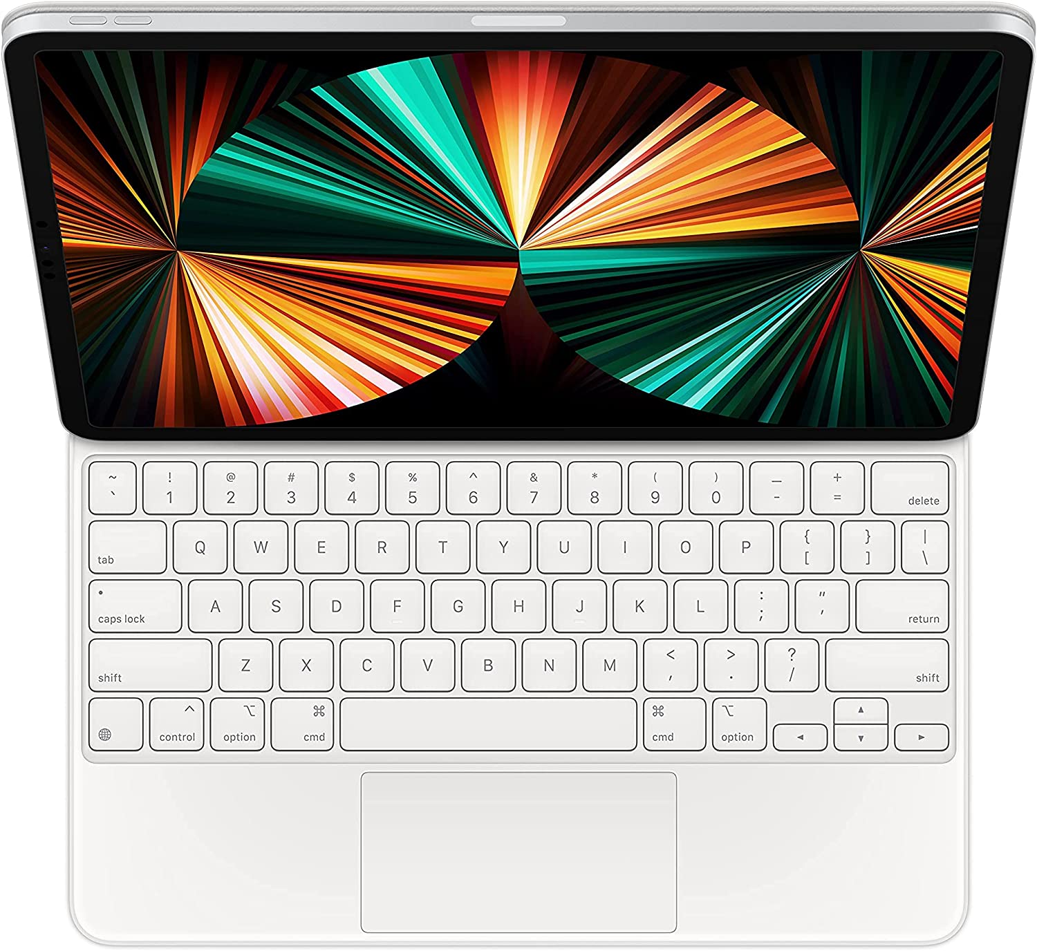 Apple Magic Keyboard Folio for iPad Pro 4th Gen 11in - White (Certified Refurbished)