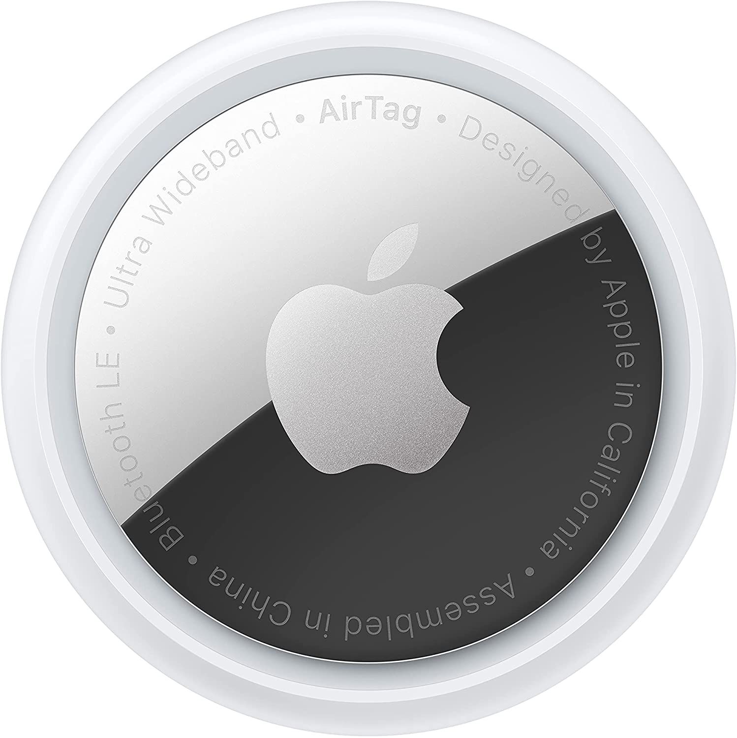 Apple AirTag Tracker 1-Pack - White (Refurbished)
