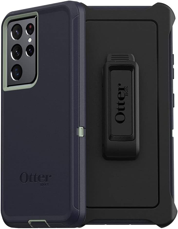 OtterBox DEFENDER SERIES Case for Samsung Galaxy S21 Ultra 5G - Varsity Blues (Certified Refurbished)