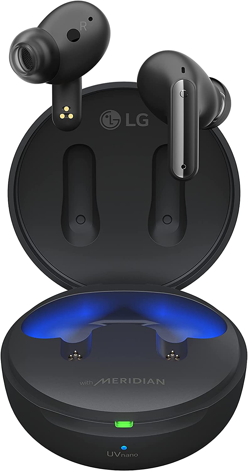 LG TONE Free FP8 Active Noise Cancelling In-Ear True-Wireless Earbuds - Black (New)