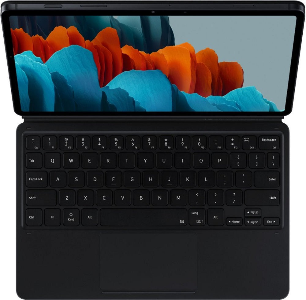 Samsung Galaxy Tab S8 and Tab S7 Book Cover Keyboard - Black (Refurbished)