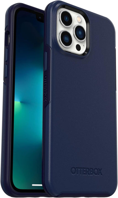 OtterBox SYMMETRY SERIES+ for iPhone 13 Pro Max/12 Pro Max - Navy Captain Blue (Certified Refurbished)