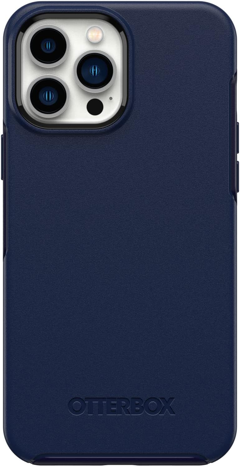 OtterBox SYMMETRY SERIES+ for iPhone 13 Pro Max/12 Pro Max - Navy Captain Blue (Certified Refurbished)