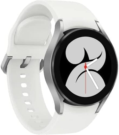 Samsung Galaxy Watch4 (WIFI, LTE, 40mm) Silver Case &amp; White Rubber Band  (Certified Refurbished)