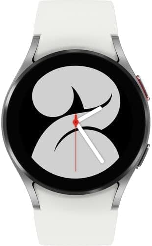 Samsung Galaxy Watch 4 40mm (Wifi + LTE) Silver White Rubber Band (Refurbished)