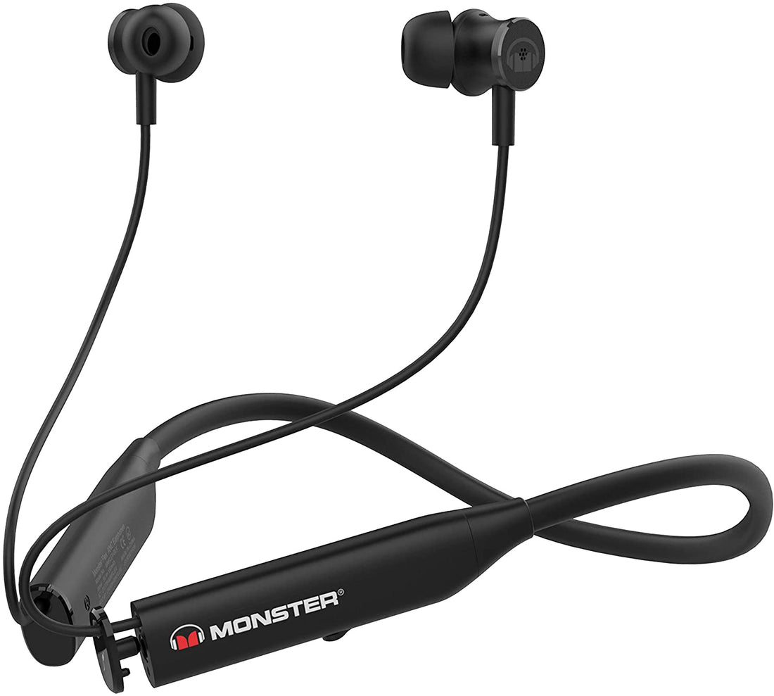 Monster FLEX Active Noise Canceling Bluetooth Headphones - Black (Certified Refurbished)