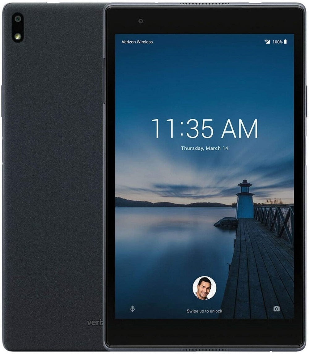 Lenovo Tab 4 8 Plus Tablet, 16GB, WIFI + Verizon 4G - Aurora Black (Certified Refurbished)