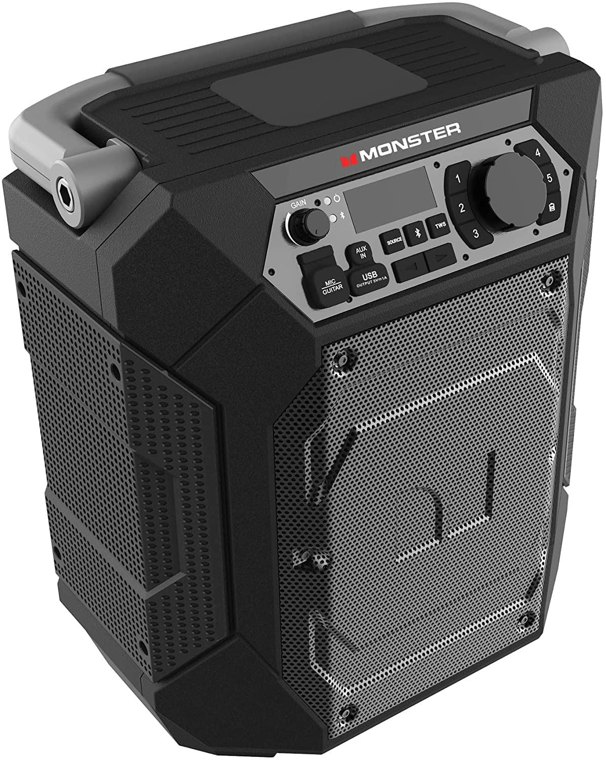 Monster Rocker 270 Sport Portable Indoor/Outdoor Wireless Speaker - Black/Slate (Certified Refurbished)