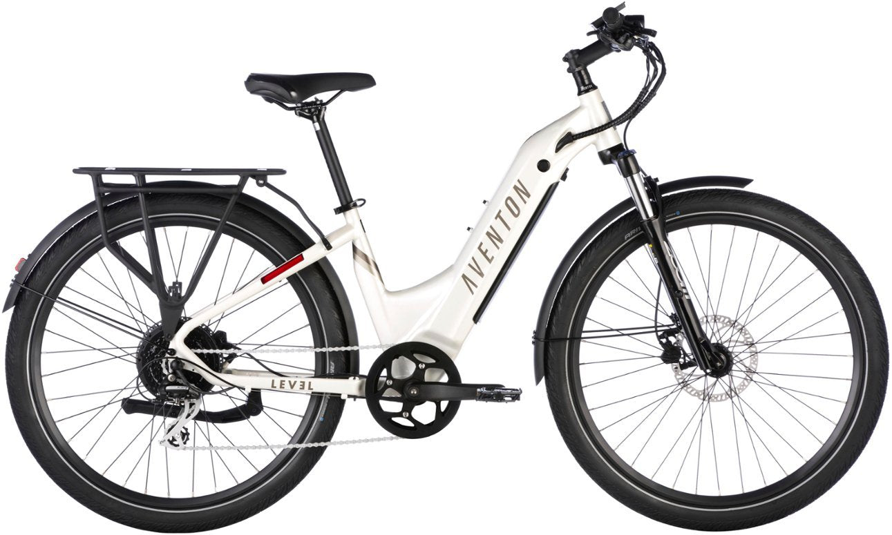 Aventon Level.2 Commuter Step-Through Ebike  M/L - Polar White (Certified Refurbished)