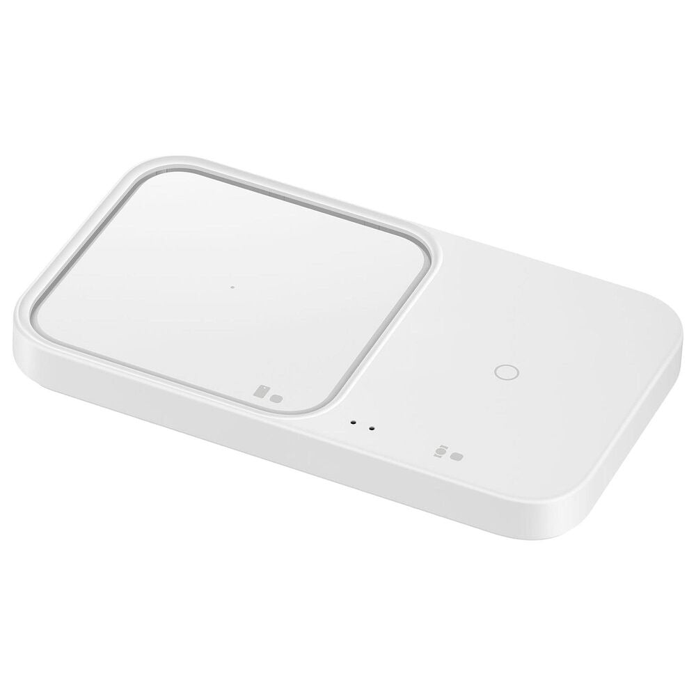 Samsung Wireless Charger Dual Fast Charge Pad 15W (2022) - White (Certified Refurbished)