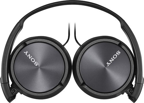 Sony MDR-ZX310AP Extra Bass Wired On-Ear Headphones with Mic - Black (Certified Refurbished)