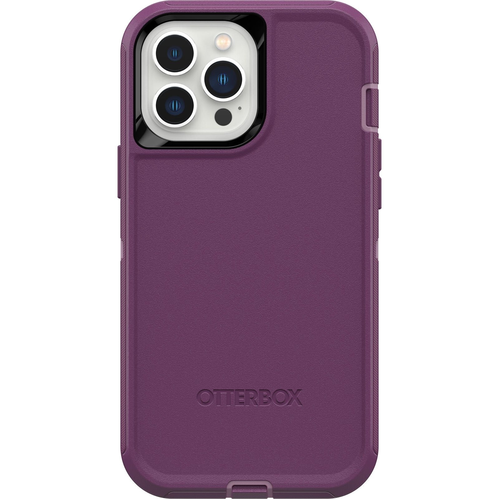 OtterBox DEFENDER SERIES for iPhone 13 Pro Max/12 Pro Max - Happy Purple (Certified Refubrbished)
