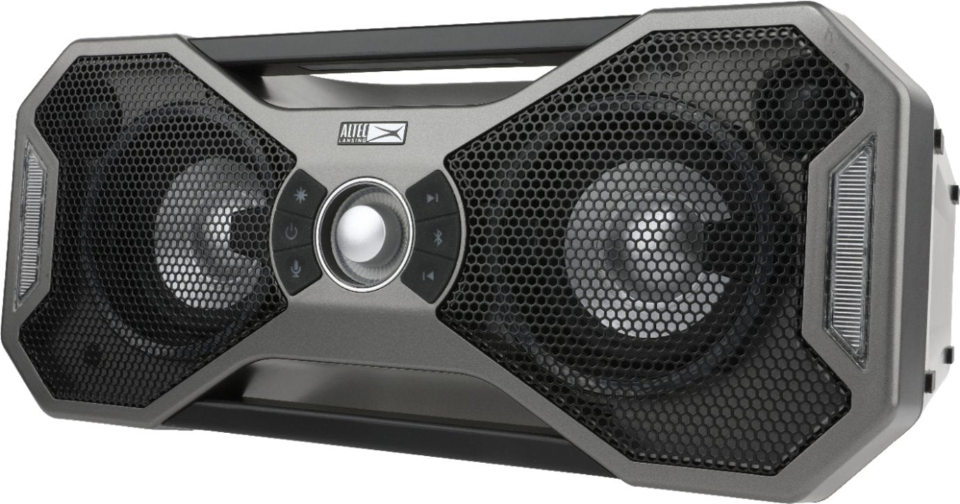 Altec Lansing IMW997-STL Mix 2.0 Bluetooth Speaker - Gray (Renewed)
