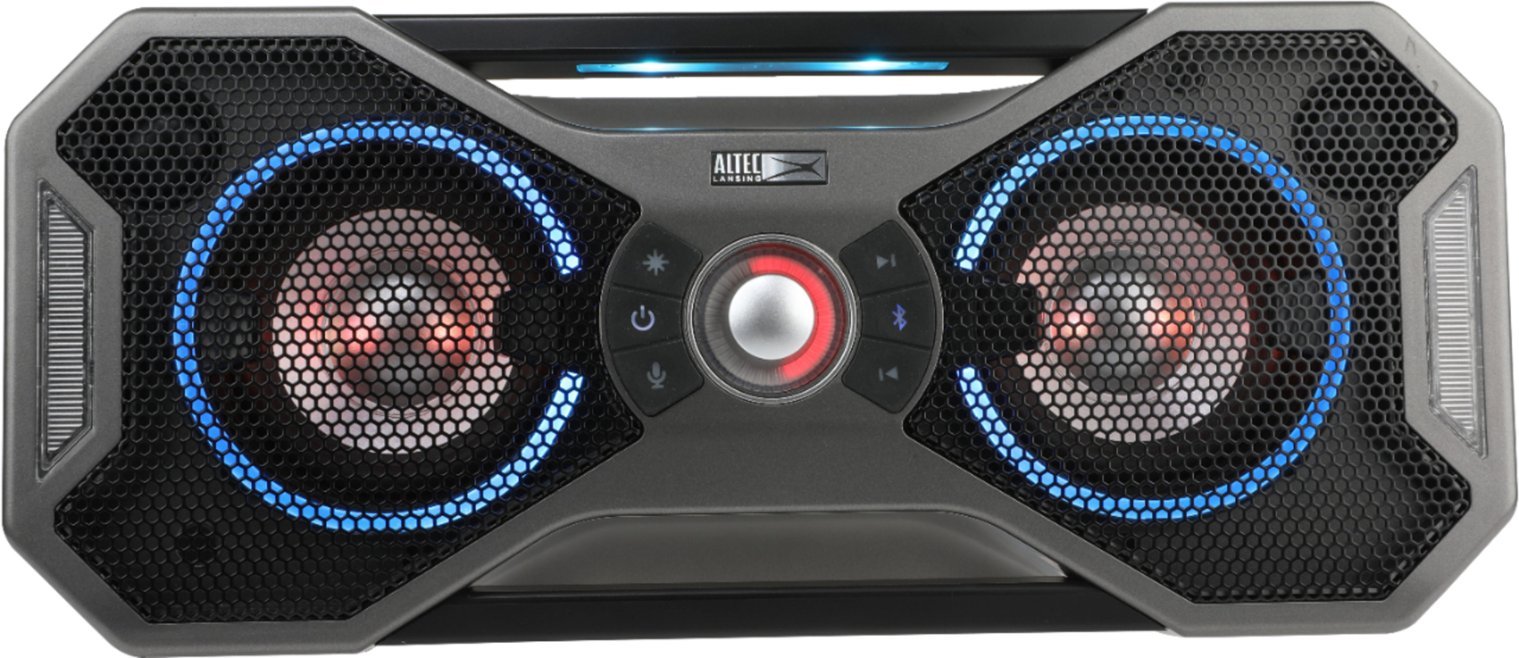 Altec Lansing IMW997-STL Mix 2.0 Bluetooth Speaker - Gray (Renewed)