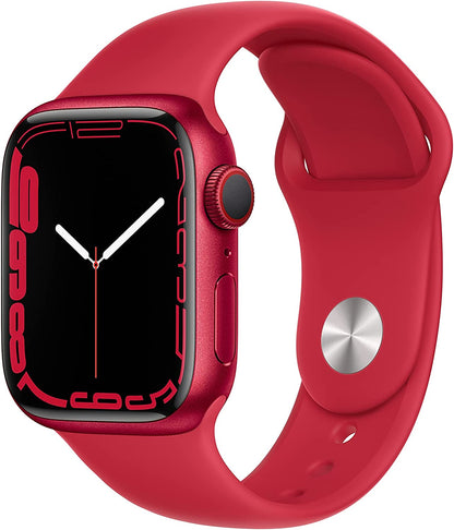 Apple Watch Series 7 GPS + LTE w/ 41MM (PRODUCT)Red Aluminum Case RED Sport Band (Pre-Owned)
