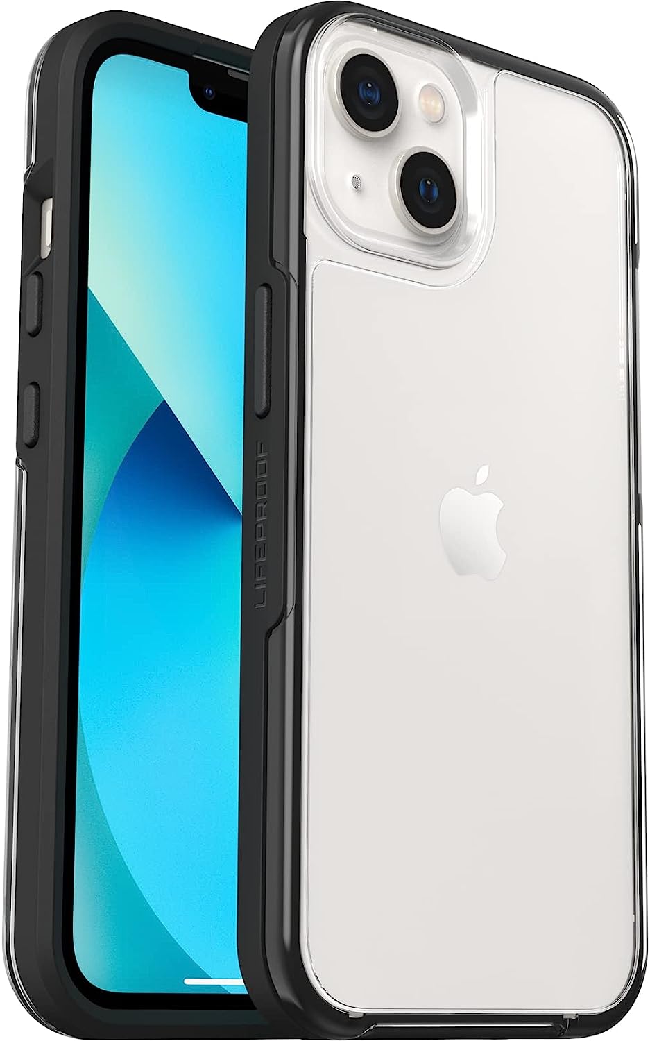 LifeProof SEE SERIES Case for Apple iPhone 13 - Black Crystal (Clear / Black) (Certified Refurbished)