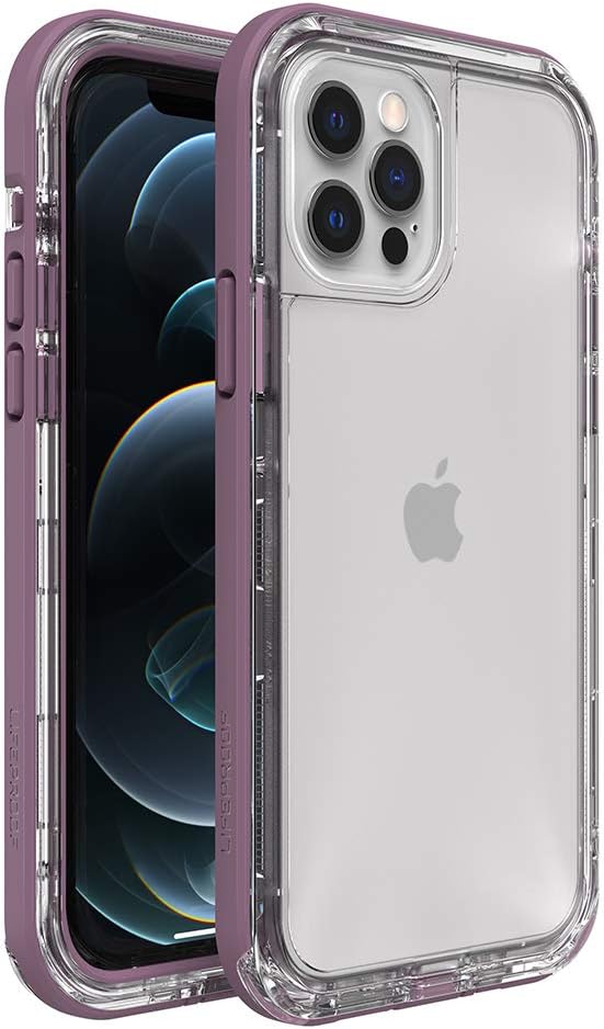Lifeproof NEXT Case for Apple iPhone 12/iPhone 12 Pro - NAPA (CLEAR / LAVENDER) (Certified Refurbished)