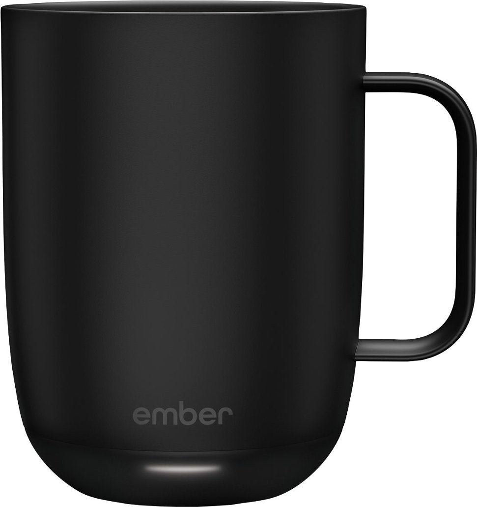 Ember Temperature Control Smart Ceramic Mug, 14 oz, 1-hr Battery Life - Black (Certified Refurbished)