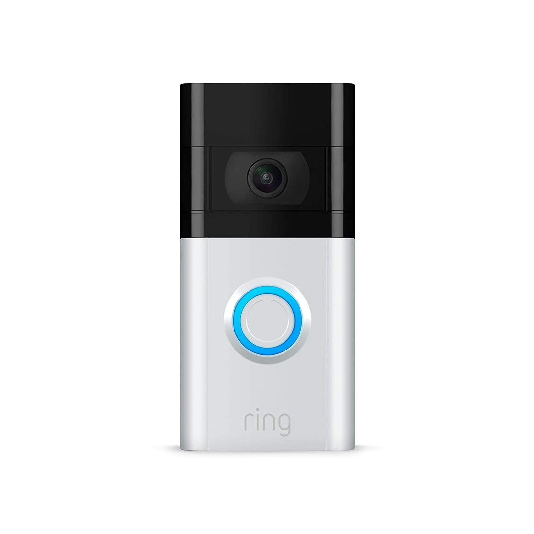 Ring Video Doorbell 3 w/ Enhanced WIFI, Improved Motion Detection - Satin Nickel (Certified Refurbished)