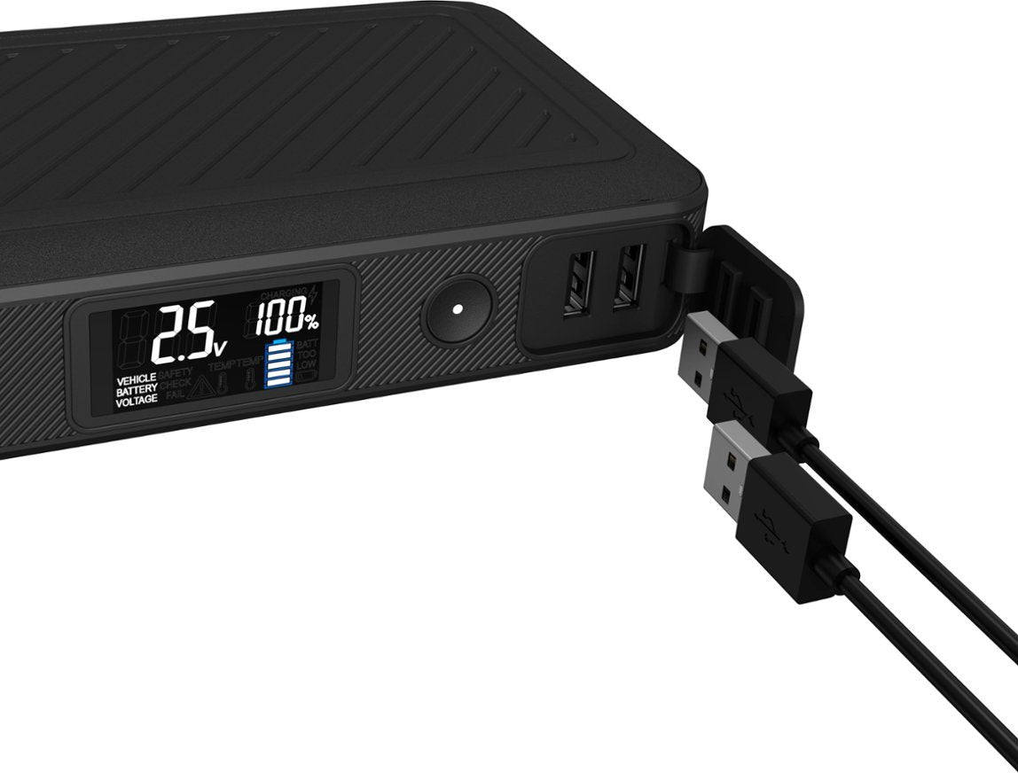 Mophie Powerstation Go Rugged AC Portable AC USB Light Jump Starter - Black (Certified Refurbished)