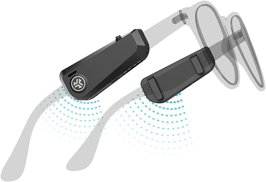 JLab JBuds Frames Wireless Audio for Your Glasses 8-hour Playtime - Black (Certified Refurbished)