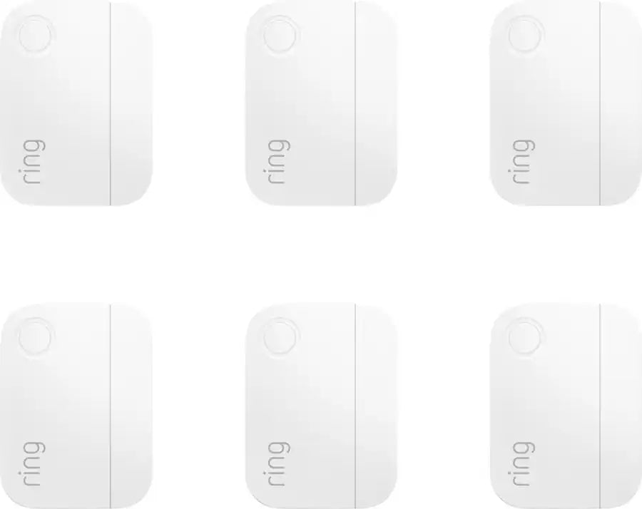 Ring Alarm Contact Sensor (2nd Gen) - 6-Pack - White (Renewed)