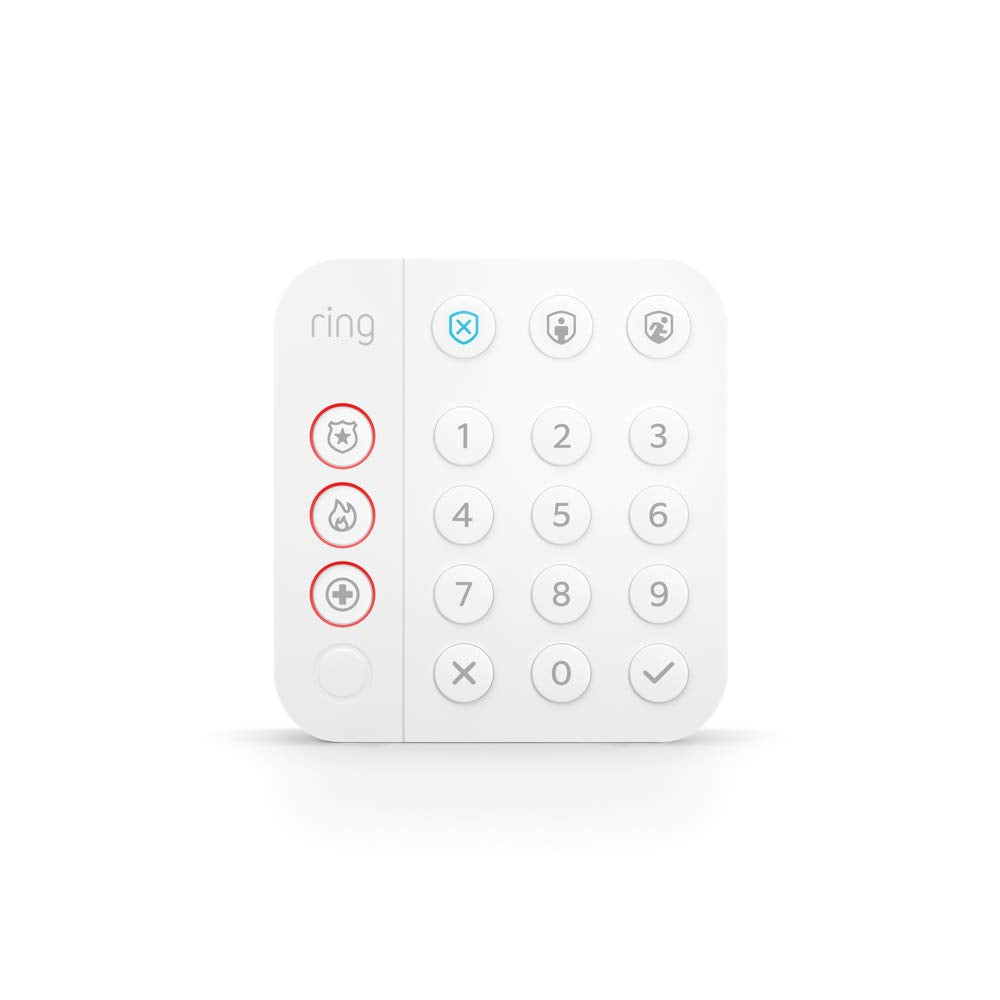 Ring Alarm Keypad (2nd Gen) w/Adapter - White (New)
