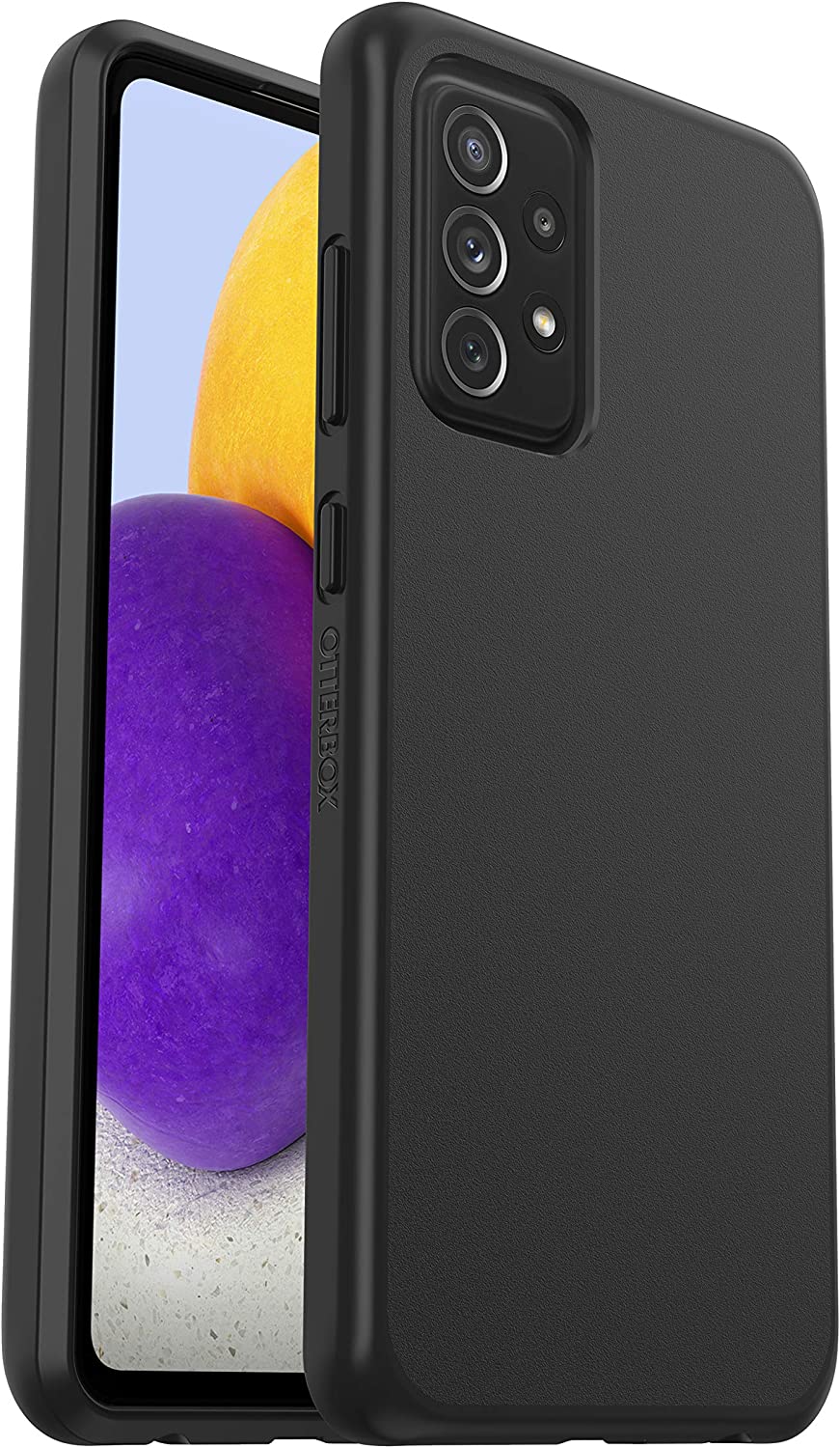 OtterBox REACT SERIES Case for Samsung Galaxy A72 - Black (Certified Refurbished)