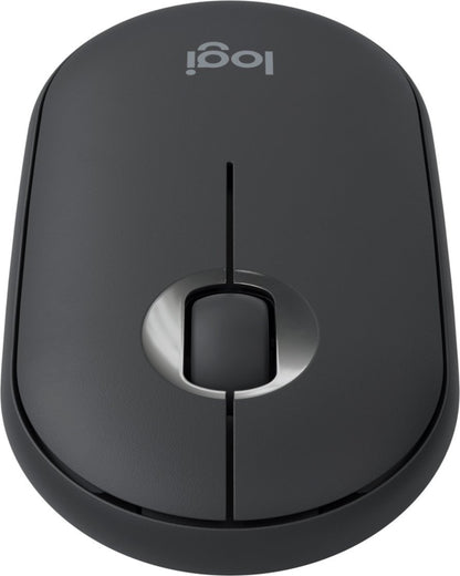 Logitech Pebble i345 Bluetooth Optical Ambidextrous Mouse for iPad - Graphite (Certified Refurbished)