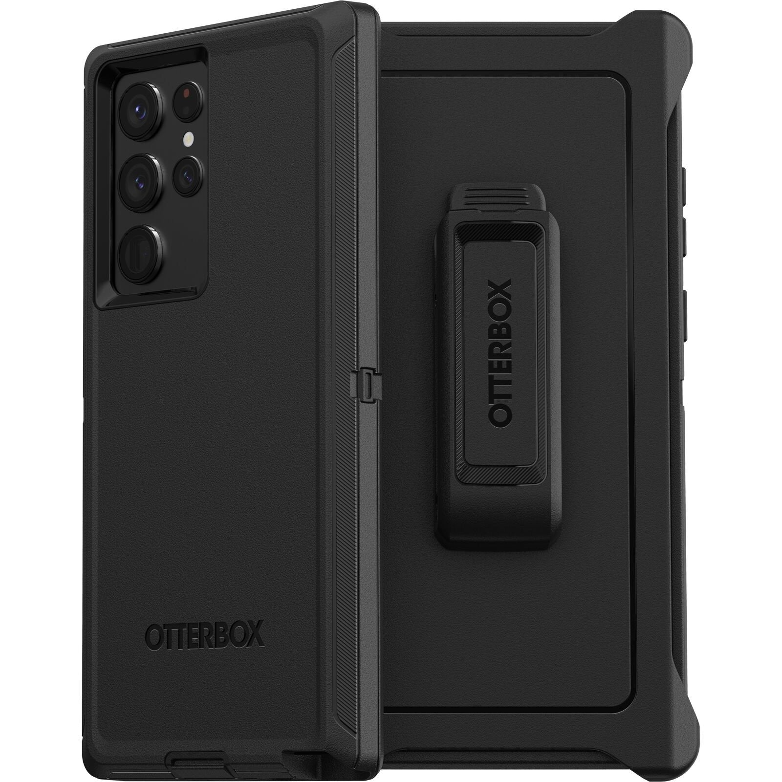 OtterBox DEFENDER SERIES case for Samsung Galaxy S22 Ultra - Black (Certified Refurbished)