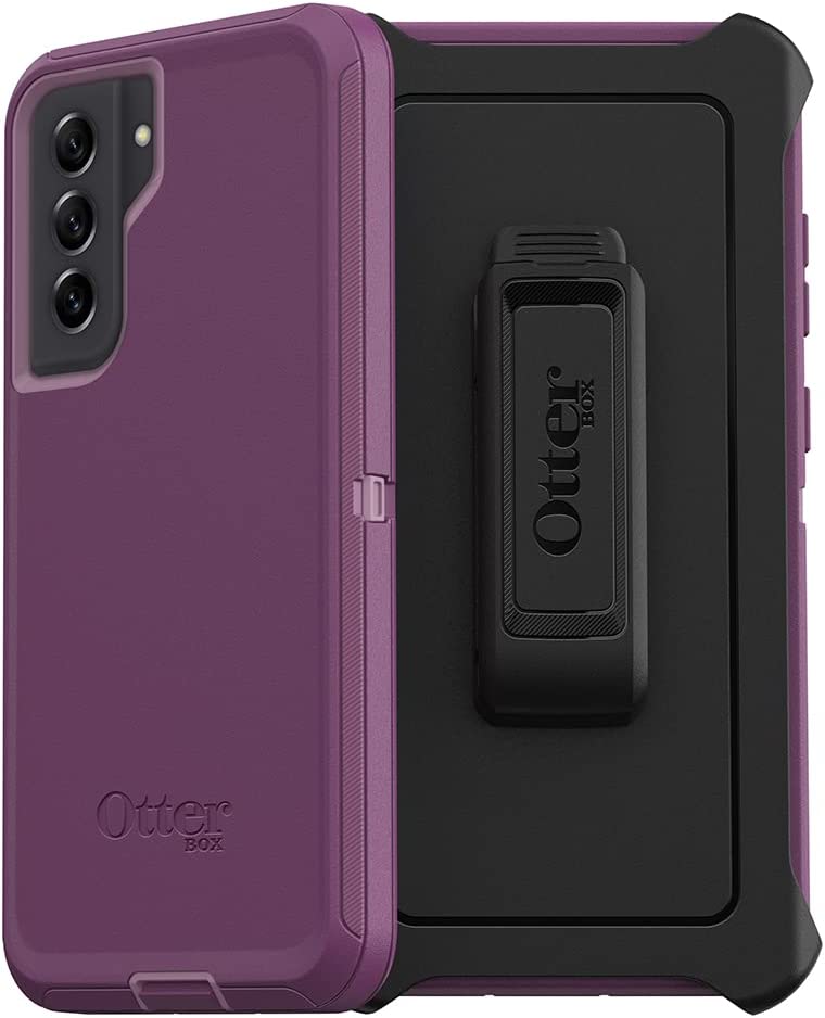 OtterBox DEFENDER SERIES Case for Samsung Galaxy S21 FE 5G - Happy Purple (Certified Refurbished)