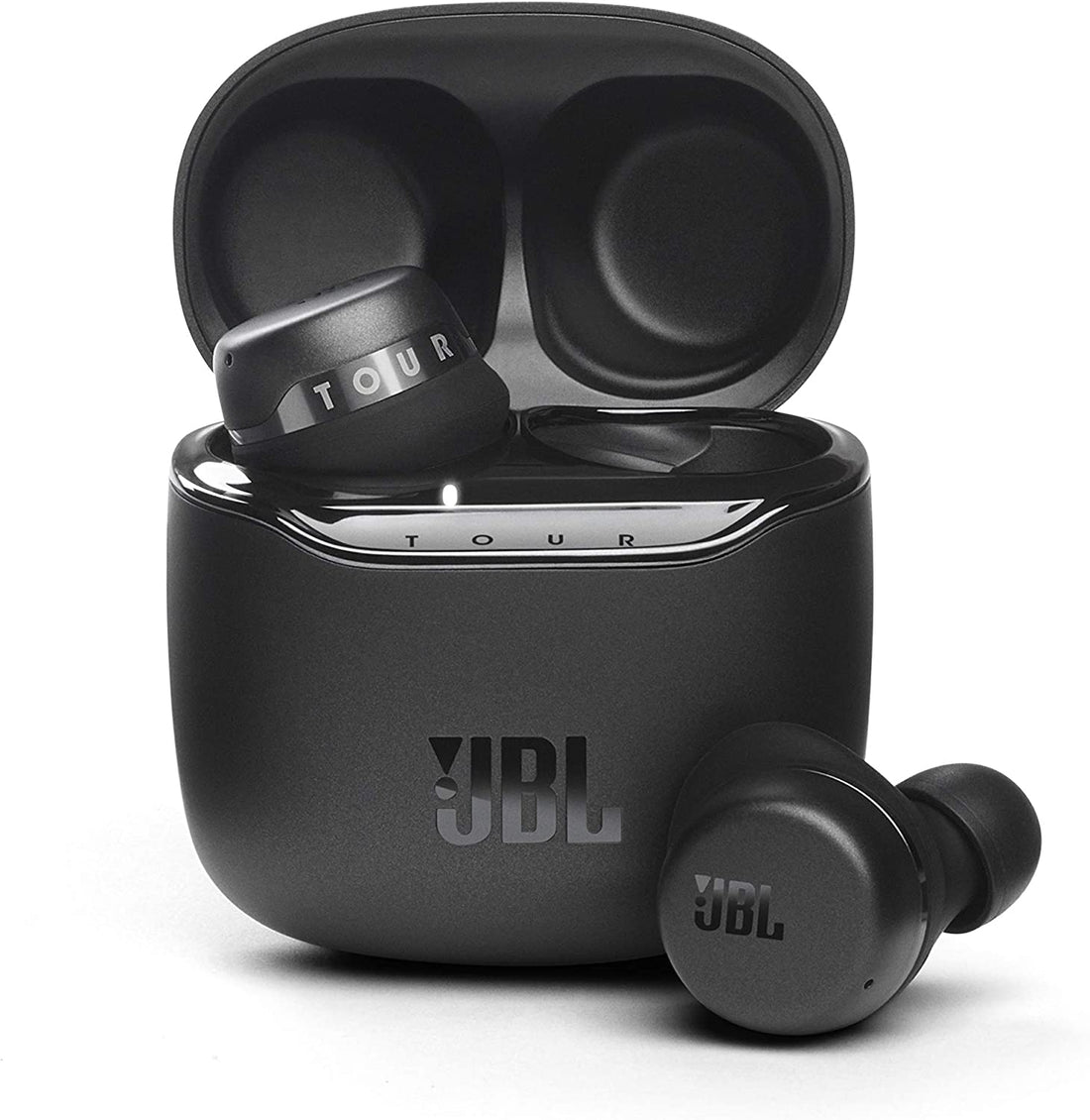JBL Tour PRO+ TWS True Wireless Bluetooth Earbuds with Built-in Alexa - Black (Certified Refurbished)