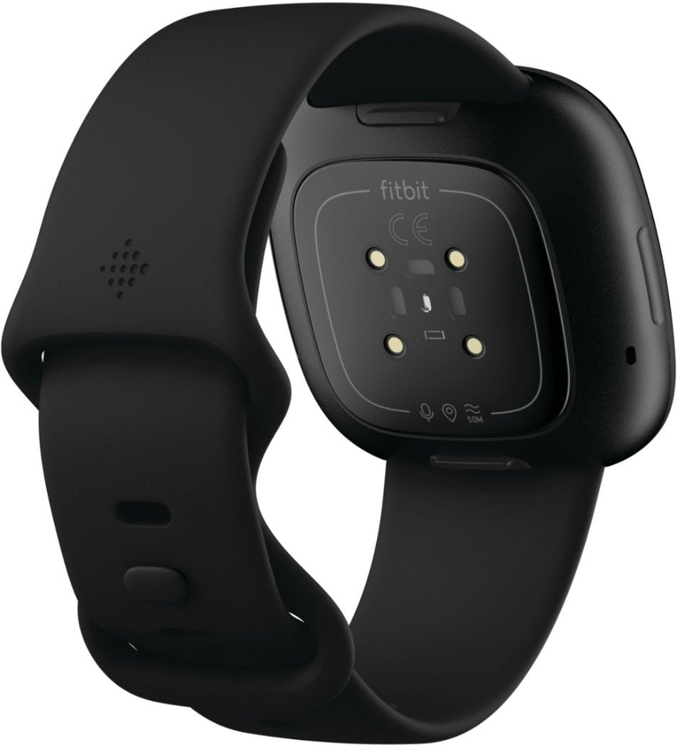 Fitbit Versa 3 Health & Fitness Smartwatch with GPS - Black (Certified Refurbished)