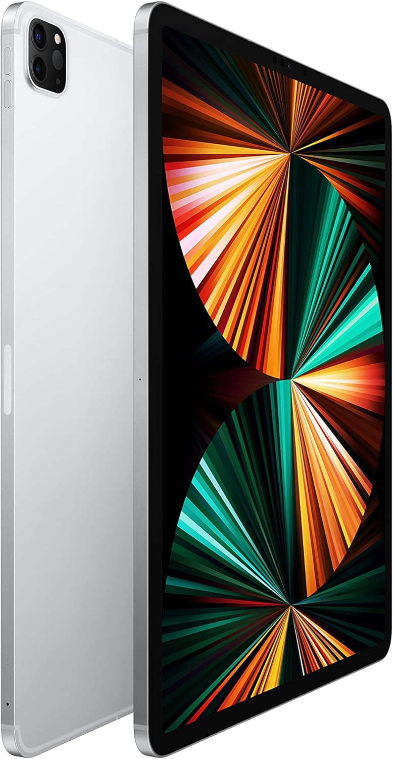 Apple iPad Pro 12.9in 5th Gen- 128GB (Wifi+ Cellular) (Unlocked) - Silver (Pre-Owned)