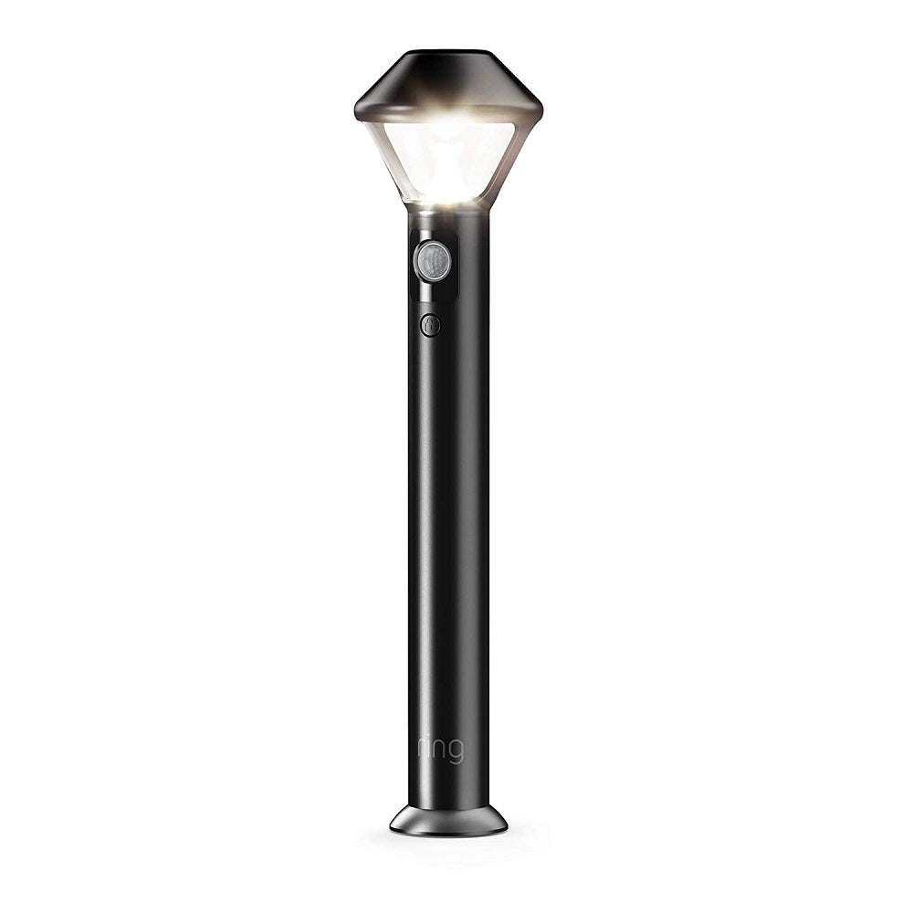 Ring Smart Lighting Motion-Activated Battery-Powered Pathlight - Black (New)