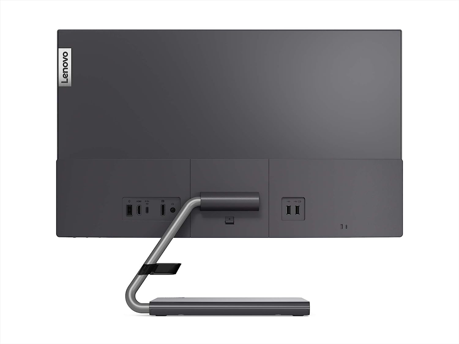 Lenovo Q24h-10 23.8-inch QHD (2560 x 1440) USB-C LCD Monitor - Grey (Certified Refurbished)