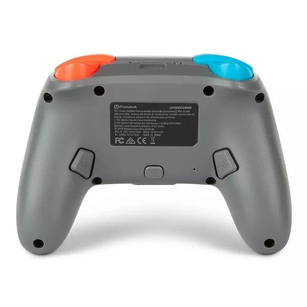 PowerA Nano Enhanced Wireless Controller for Nintendo Switch - Grey-Neon (Refurbished)