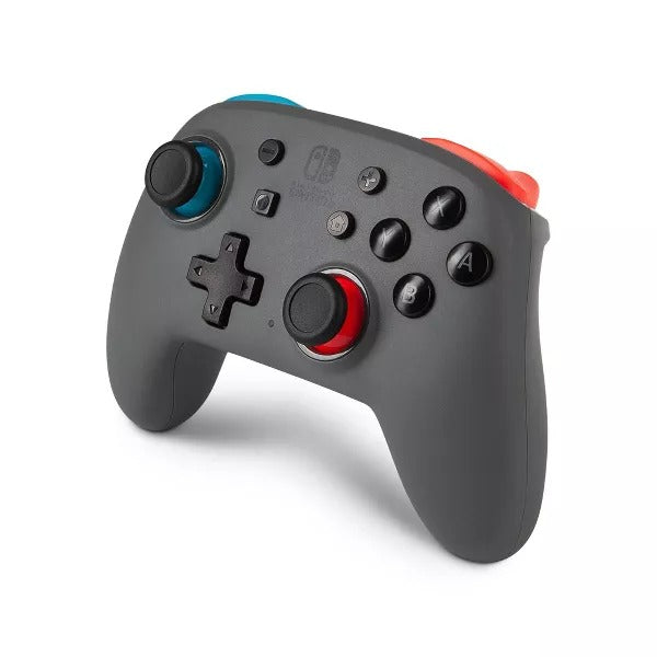 PowerA Nano Enhanced Wireless Controller for Nintendo Switch - Grey-Neon (Refurbished)