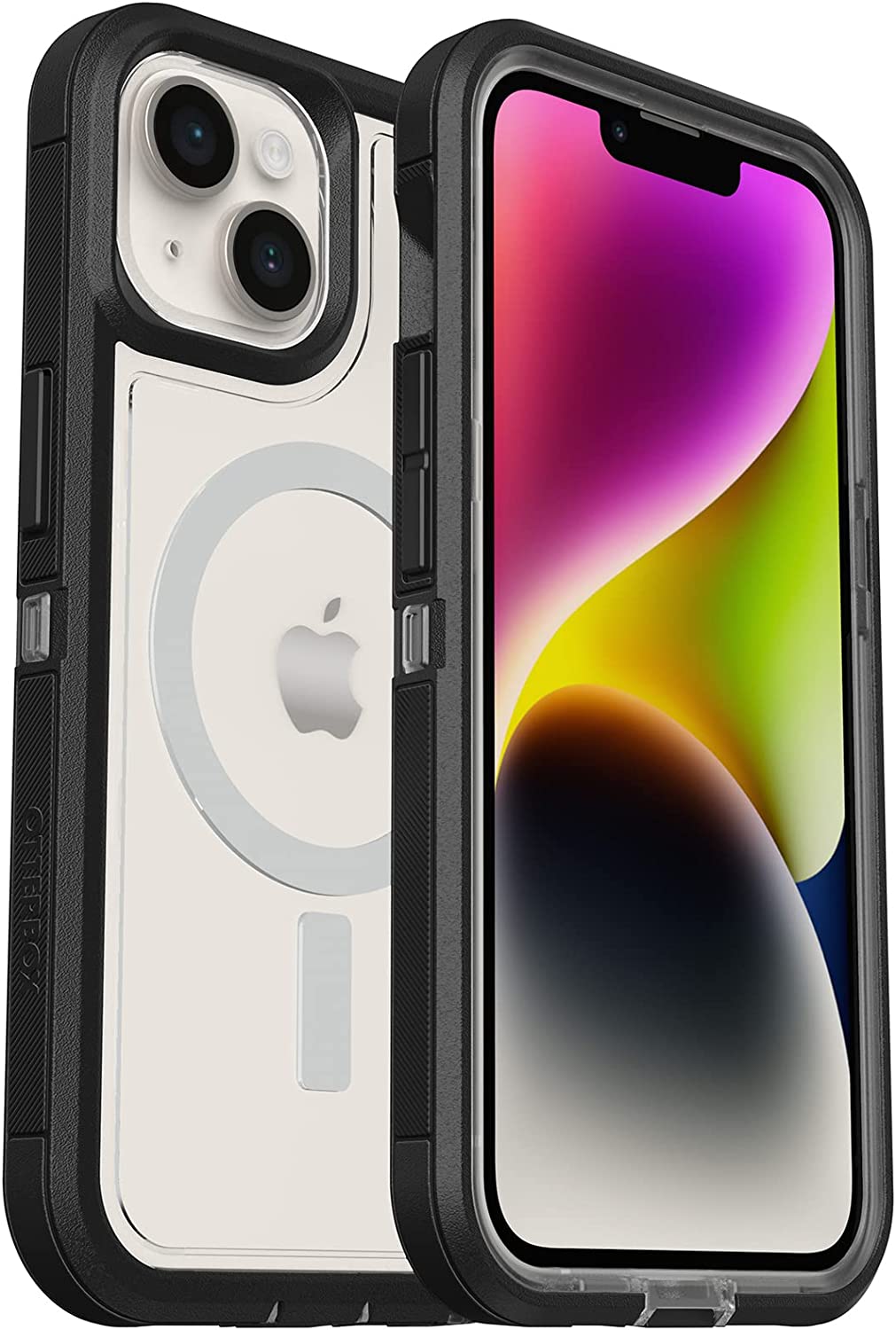 OtterBox DEFENDER SERIES XT Case with MagSafe for iPhone 14 - Black Crystal (New)