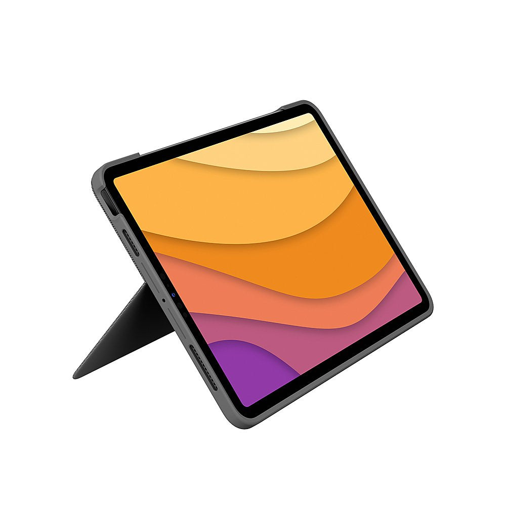 Logitech Combo Touch Keyboard Folio for Apple iPad Air 10.9" - Oxford Gray (Refurbished)