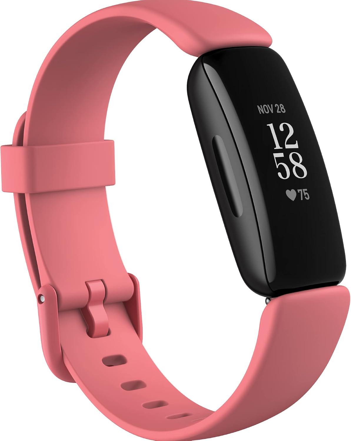 Fitbit Inspire 2 Heart Rate Fitness Tracker - Desert Rose (Renewed)