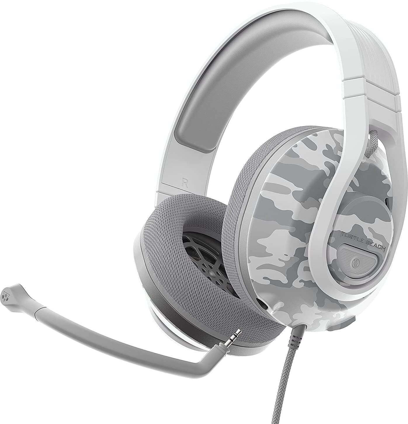 Turtle Beach Recon 500 Multiplatform Gaming Headset with 3.5mm - Arctic White (Renewed)