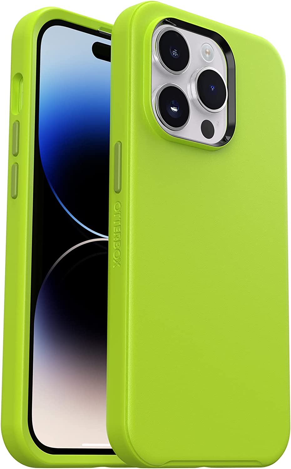 OtterBox SYMMETRY SERIES+ MagSafe Case for Apple iPhone 14 Pro - Lime All Yours (Renewed)