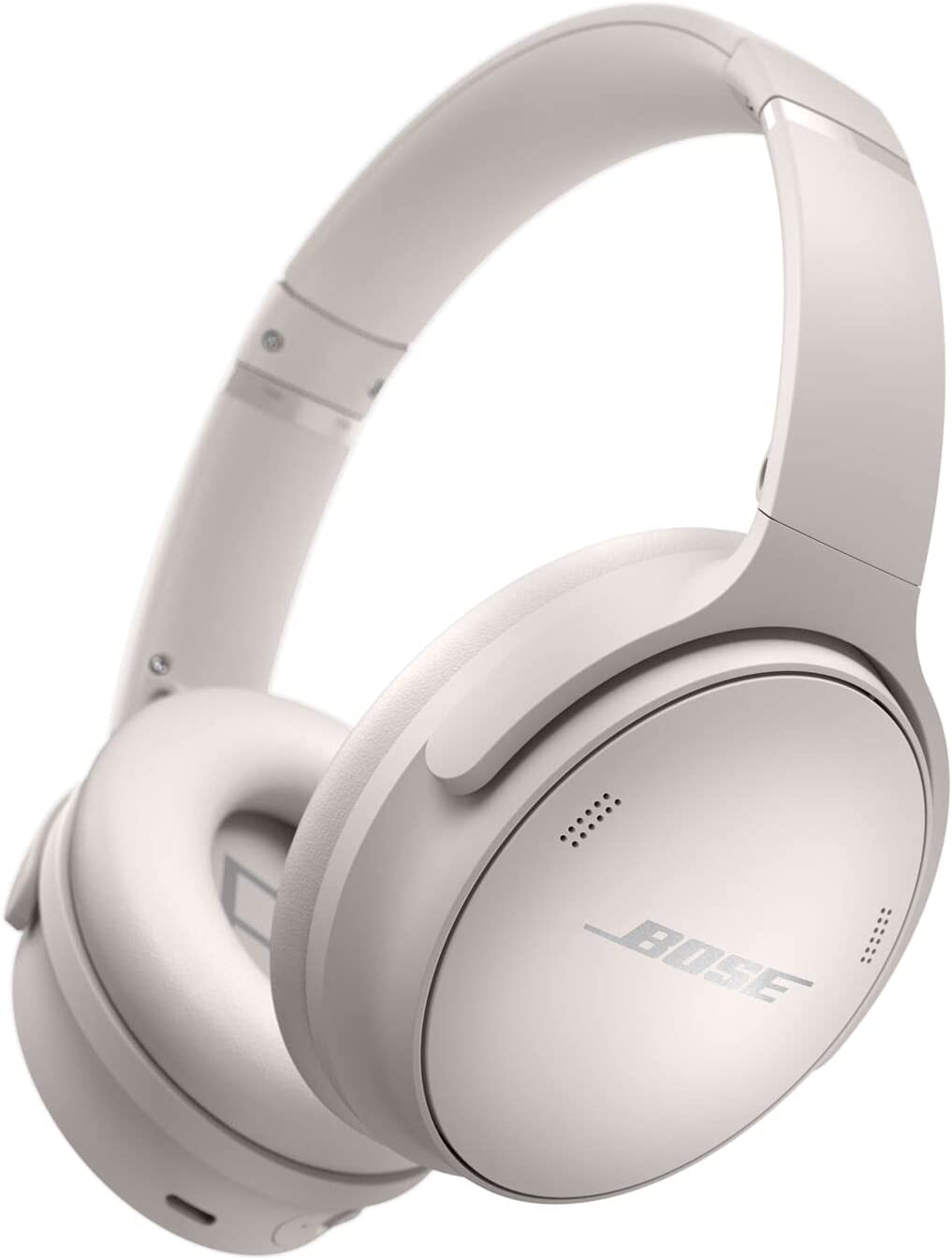 Bose QuietComfort 45 Wireless Noise Cancelling Bluetooth Headphones -White Smoke (Certified Refurbished)