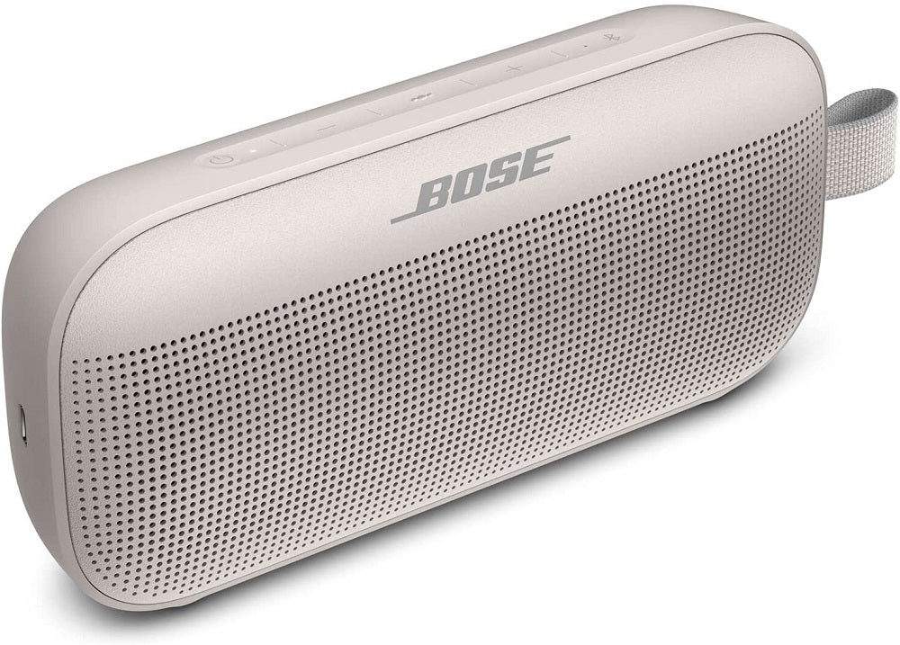 Bose SoundLink Flex Portable Bluetooth Waterproof Dustproof Speaker - White Smoke (Certified Refurbished)