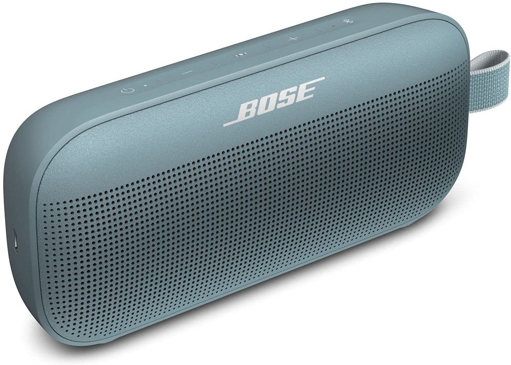 Bose SoundLink Flex Portable Bluetooth Waterproof Dustproof Speaker - Stone Blue (Certified Refurbished)